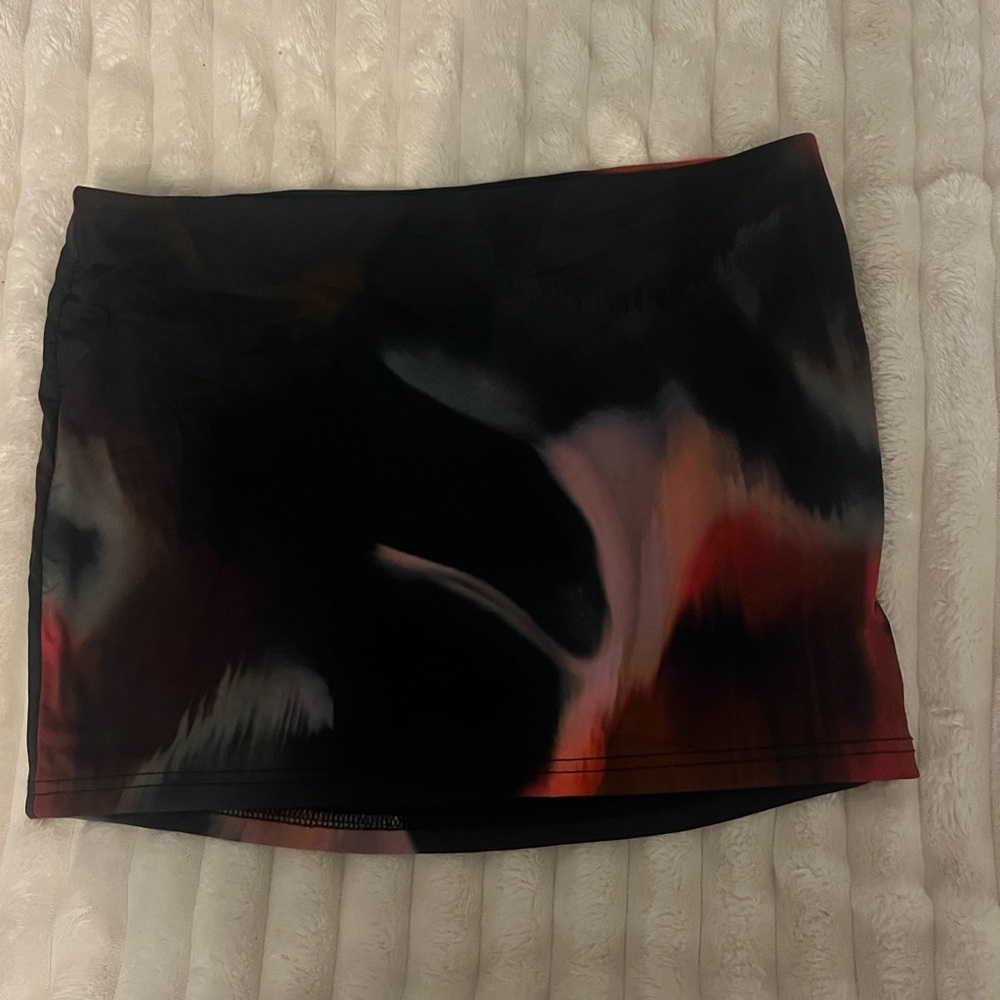 White Fox Late Nights Mini Skirt Lava Aura